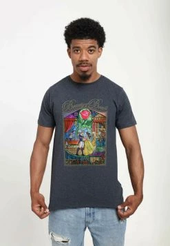 Henry Tiger DISNEY BEAUTY & THE BEAST - BEAUTY STORY - T-Shirt Print - Melange Black | Unisex -Günstiges Henry Tiger Geschäft 1e0fd5388c574623a9ae338a2039ea4b