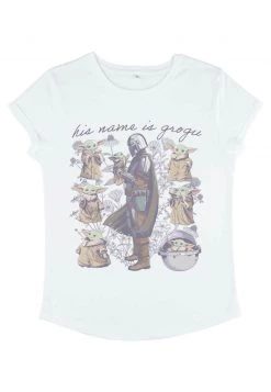 Henry Tiger STAR WARS GROGU FLORAL - T-Shirt Print - White | Damen -Günstiges Henry Tiger Geschäft 1e1d22cdb2534bb68ad79161de9c7f05