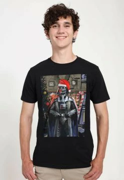 Henry Tiger STAR WARS UNISEX GREETINGS - T-Shirt Print - Black