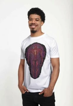 Henry Tiger Unisex MARVEL STAINED GLASS - T-Shirt Print - White -Günstiges Henry Tiger Geschäft 1f181fd00a3643c4a3417ad74523c9c5