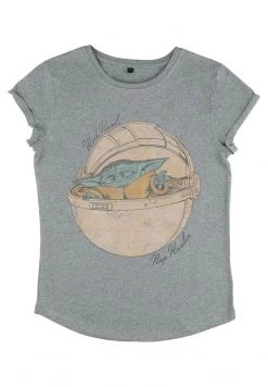 Henry Tiger STAR WARS: THE MANDALORIAN - NAP HARDER - T-Shirt Print - Melange Grey | Damen -Günstiges Henry Tiger Geschäft 1f4dc3c0b98641fb98c6c3bfefdd9272