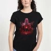 Henry Tiger Damen MARVEL RED ETERNALS - T-Shirt Print - Black