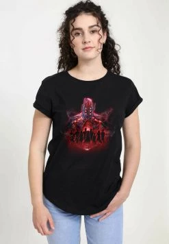 Henry Tiger Damen MARVEL RED ETERNALS - T-Shirt Print - Black