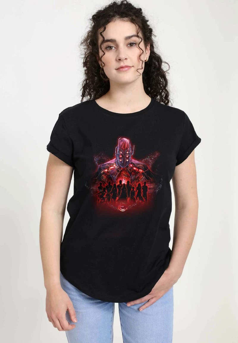 Henry Tiger Damen MARVEL RED ETERNALS - T-Shirt Print - Black 1 Henry Tiger Damen MARVEL RED ETERNALS - T-Shirt Print - Black