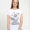 Henry Tiger Damen STAR WARS TROOPER LOVE - T-Shirt Print - White
