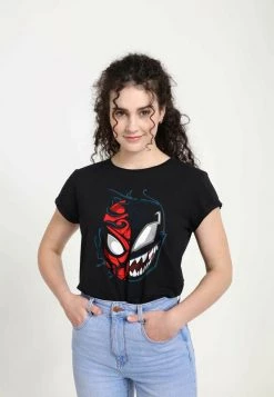 Henry Tiger Damen MARVEL OTHER - PETER VENOM - T-Shirt Print - Black -Günstiges Henry Tiger Geschäft 20512c29892645e086f4defd3b7fd121
