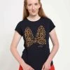 Henry Tiger Damen DISNEY CLASSICS ANIMAL BOW - T-Shirt Print - Navy Blue