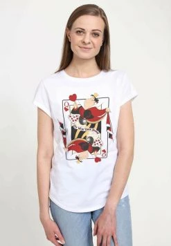Henry Tiger Damen DISNEY CLASSICS ALICE IN WONDERLAND - QUEEN OF HEARTS - T-Shirt Print - White -Günstiges Henry Tiger Geschäft 2187a418f51048b3ac7bd230444a82de