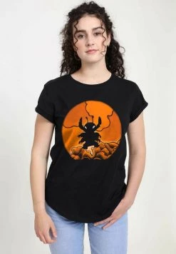 Henry Tiger Damen DISNEY SPOOKY - T-Shirt Print - Black
