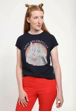 Henry Tiger Damen DISNEY RAINBOW PRINCESS - T-Shirt Print - Navy Blue -Günstiges Henry Tiger Geschäft 21e3a393abc34bfd964c37538530471e