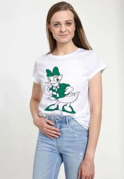 Henry Tiger DISNEY CLASSICS MICKEY CLASSIC - PINE GREEN DAISY - T-Shirt Print - White | Damen -Günstiges Henry Tiger Geschäft 22741fe3773c467598e64e6eff9377bd