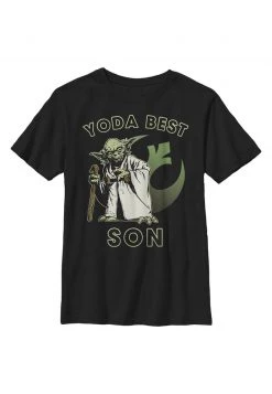 Henry Tiger STAR WARS YODA BEST SON - T-Shirt Print - Black | Unisex