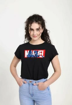 Henry Tiger Damen MARVEL OTHER - PANTHER MARVEL - T-Shirt Print - Black -Günstiges Henry Tiger Geschäft 22b71aac17fd431aa9003a913fbf9219
