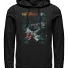 Henry Tiger Unisex STAR WARS X WING SQUAD SCHEME - Kapuzenpullover - Black