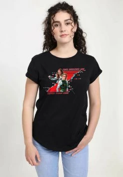 Henry Tiger Damen MARVEL BLACK WIDOW - BETTER THAN ONE - T-Shirt Print - Black