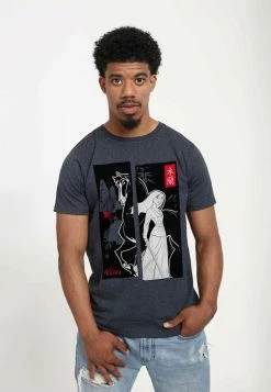 Henry Tiger DISNEY UNISEX MULANS STORY - T-Shirt Print - Melange Black