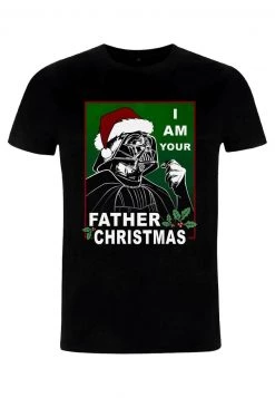 Henry Tiger Unisex STAR WARS VADER FATHER CHRISTMAS - T-Shirt Print - Black -Günstiges Henry Tiger Geschäft 238ad438b10f4f4c8eb3e6854601e069