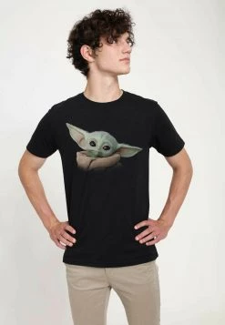 Henry Tiger Unisex STAR WARS: THE MANDALORIAN - THE CHILD FACE - T-Shirt Print - Black -Günstiges Henry Tiger Geschäft 23dd7f89d5984c89abaa79577ae56a1c