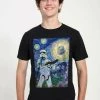 Henry Tiger Unisex STAR WARS: CLASSIC - STORMY NIGHT - T-Shirt Print - Black