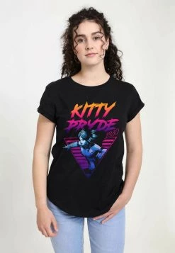 Henry Tiger Damen MARVEL KITTY PRYDE - T-Shirt Print - Black