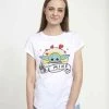 Henry Tiger Damen STAR WARS BE MINE WITH THE CHILD - T-Shirt Print - White