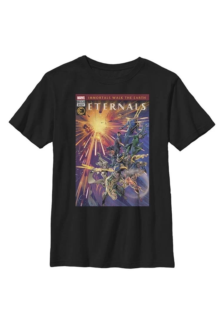 Henry Tiger Unisex MARVEL ETERNAL ISSUE - T-Shirt Print - Black 1 Henry Tiger Unisex MARVEL ETERNAL ISSUE - T-Shirt Print - Black