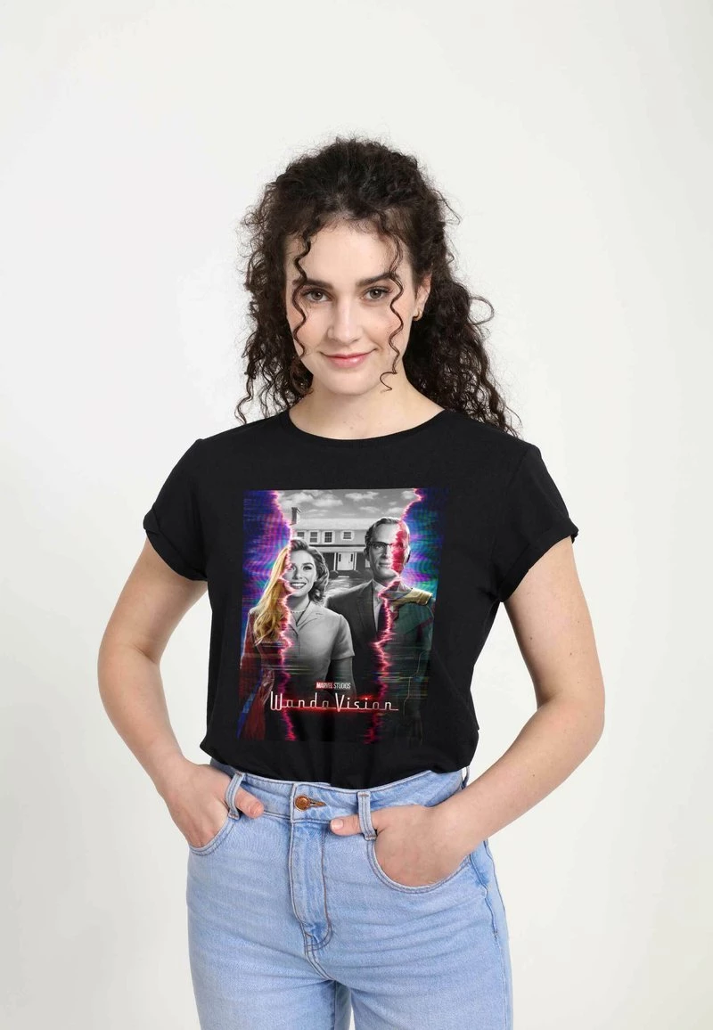 Henry Tiger Damen MARVEL WANDA VISION TEASER POSTER - T-Shirt Print - Black 3 Henry Tiger Damen MARVEL WANDA VISION TEASER POSTER - T-Shirt Print - Black – Bild 3