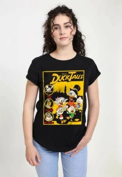 Henry Tiger Damen DISNEY CLASSICS DUCKTALES - DUCKTALES COVER - T-Shirt Print - Black