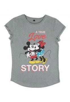 Henry Tiger Damen DISNEY CLASSICS TRUE LOVE STORY - T-Shirt Print - Melange Grey -Günstiges Henry Tiger Geschäft 24a4e58a287445a8b423e0c4713911a7