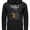 Henry Tiger Unisex STAR WARS FATHER OF THE YEAR DAD - Kapuzenpullover - Black