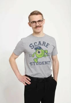 Henry Tiger Unisex PIXAR MONSTER'S INC. - SCARE STUDENT - T-Shirt Print - Melange Grey -Günstiges Henry Tiger Geschäft 24c9530de0234c05a3182203d04b7a99