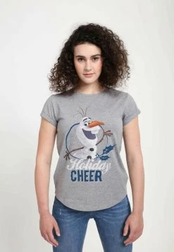Henry Tiger Damen DISNEY HOLIDAY CHEER - T-Shirt Print - Melange Grey -Günstiges Henry Tiger Geschäft 24e6fc25f82d4f1db9b23f7328aafbaa