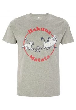 Henry Tiger Unisex DISNEY THE LION KING - CLASSIC MOTTO - T-Shirt Print - Melange Grey -Günstiges Henry Tiger Geschäft 24ead3fab7d44223888f383c962b318f