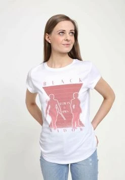 Henry Tiger Damen MARVEL BLACK WIDOW: MOVIE - SPY SECRETS - T-Shirt Print - White 9 Henry Tiger Damen MARVEL BLACK WIDOW: MOVIE - SPY SECRETS - T-Shirt Print - White -Günstiges Henry Tiger Geschäft 2547290a4b6e4049903dfae63b5f7c48