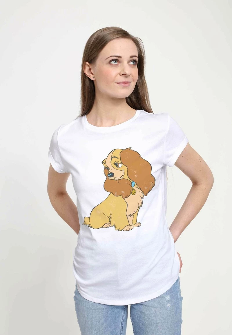 Henry Tiger Damen DISNEY CLASSICS LADY & THE TRAMP - LADY VINTAGE - T-Shirt Print - White 4 Henry Tiger Damen DISNEY CLASSICS LADY & THE TRAMP - LADY VINTAGE - T-Shirt Print - White – Bild 4