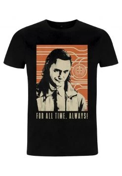 Henry Tiger MARVEL UNISEX TIME ALWAYS - T-Shirt Print - Black -Günstiges Henry Tiger Geschäft 258a068558ba4835acac70967ff68b38