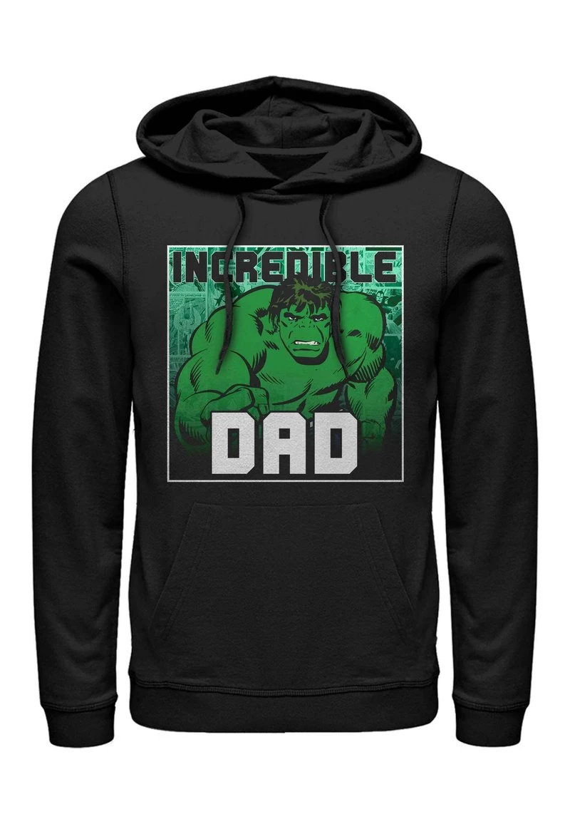Henry Tiger MARVEL UNISEX INCREDIBLE DAD - Kapuzenpullover - Black 1 Henry Tiger MARVEL UNISEX INCREDIBLE DAD - Kapuzenpullover - Black