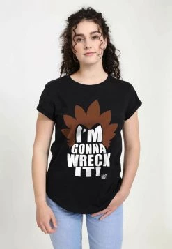 Henry Tiger Damen DISNEY WRECK-IT RALPH 2 - WRECK HAIR - T-Shirt Print - Black