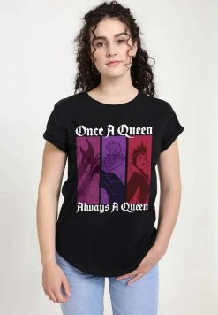 Henry Tiger Damen DISNEY VILLAINS - QUEEN COLOR - T-Shirt Print - Black