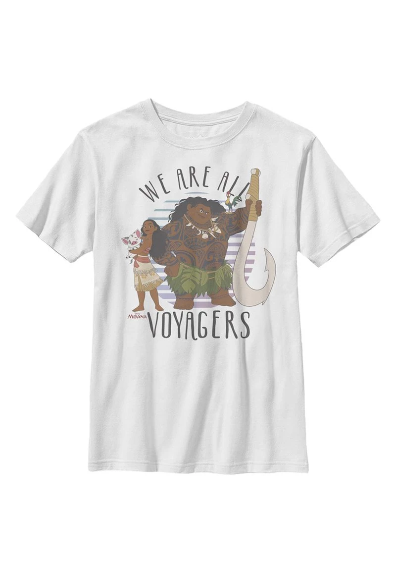 Henry Tiger Unisex DISNEY MOANA WE ARE ALL VOYAGERS - T-Shirt Print - White 1 Henry Tiger Unisex DISNEY MOANA WE ARE ALL VOYAGERS - T-Shirt Print - White
