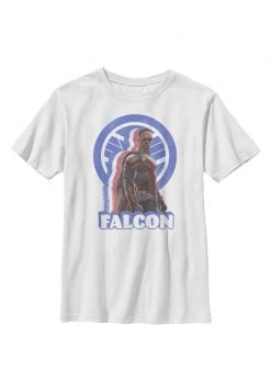 Henry Tiger Unisex MARVEL KIDS DISTRESSED - T-Shirt Print - White