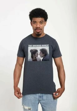 Henry Tiger Unisex T-Shirt Print - Melange Black -Günstiges Henry Tiger Geschäft 26b17163bd914296b1289b8fb5a14345