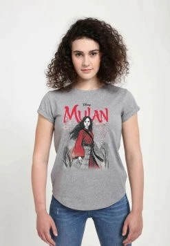 Henry Tiger Damen DISNEY MULAN: LIVE ACTION - WATERCOLOR MULAN TITLE - T-Shirt Print - Melange Grey 7 Henry Tiger Damen DISNEY MULAN: LIVE ACTION - WATERCOLOR MULAN TITLE - T-Shirt Print - Melange Grey -Günstiges Henry Tiger Geschäft 26b1847162bd4ba29ac6a5448fa1eb58