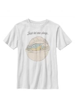 Henry Tiger Unisex STAR WARS KIDS LET ME SLEEP - T-Shirt Print - White