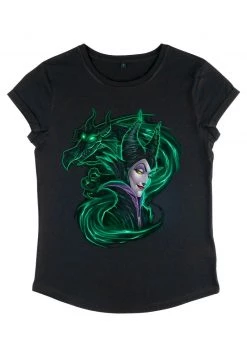 Henry Tiger Damen DISNEY SLEEPING BEAUTY - DARK MAGIC - T-Shirt Print - Black -Günstiges Henry Tiger Geschäft 274ee52543664ffa821d77bca42a2c0a