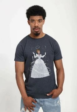 Henry Tiger Unisex DISNEY TRANSFORMATION - T-Shirt Print - Melange Black