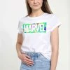 Henry Tiger Damen MARVEL MARVEL OTHER - COLORFUL MARVEL - T-Shirt Print - White
