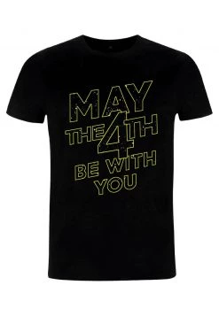Henry Tiger Unisex STAR WARS: CLASSIC - MAY THE 4TH BE WITH YOU - T-Shirt Print - Black -Günstiges Henry Tiger Geschäft 28607e7d2863475e83347f0d348ed023