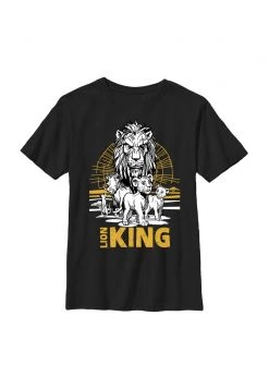 Henry Tiger Unisex DISNEY KIDS LION KING GROUP - T-Shirt Print - Black