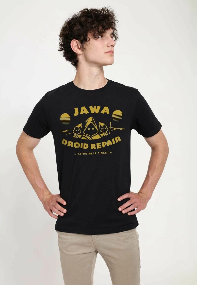 Henry Tiger Unisex STAR WARS: CLASSIC - JAWA REPAIR - T-Shirt Print - Black 3 Henry Tiger Unisex STAR WARS: CLASSIC - JAWA REPAIR - T-Shirt Print - Black – Bild 3